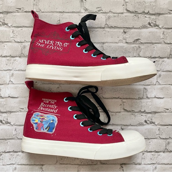 Beetlejuice Handbook High-Top Sneakers - Picture 2 of 10